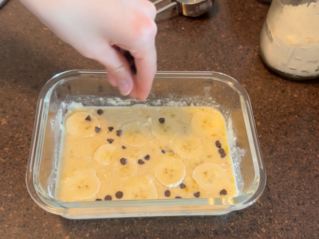 protein pancake bowl raw batter