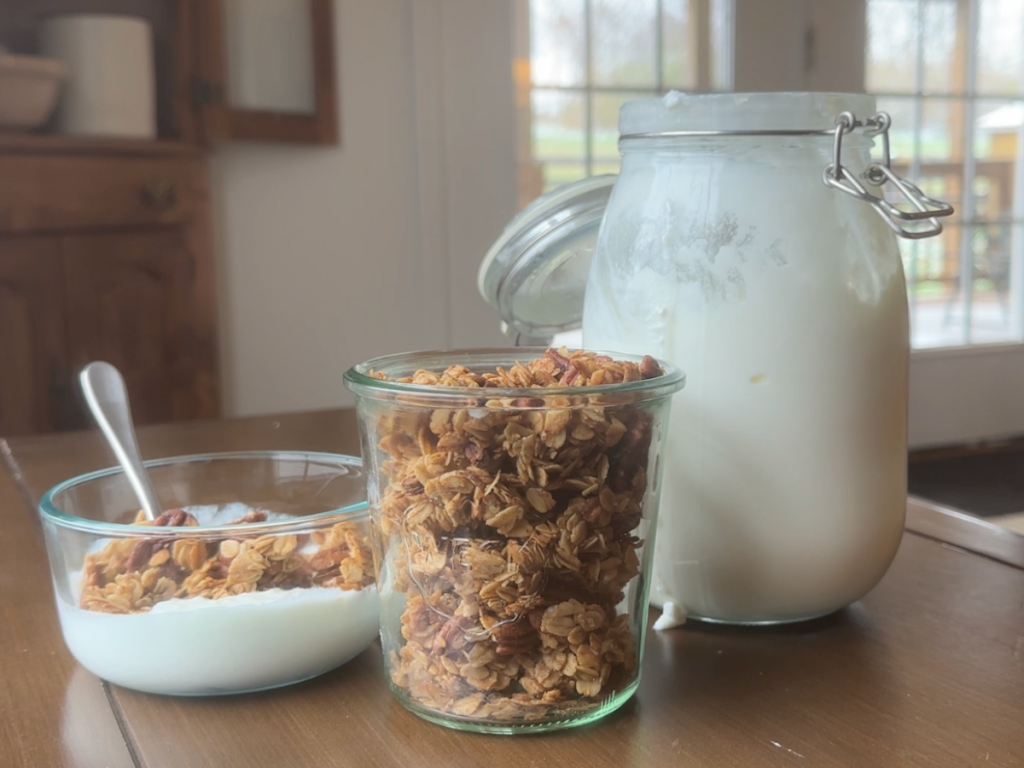 healthy honey pecan granola